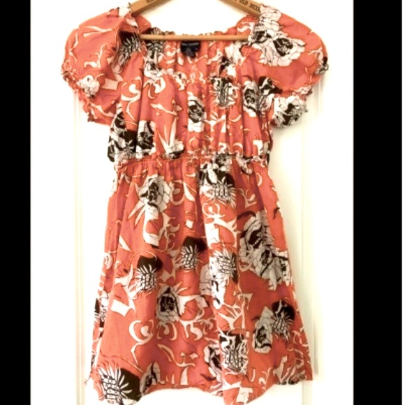 Max Edition Tops - Max Edition Peach floral baby doll top - Size XL  🌻